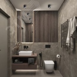 Светильник ДПО-12w GX53 без лампы IP44 черный