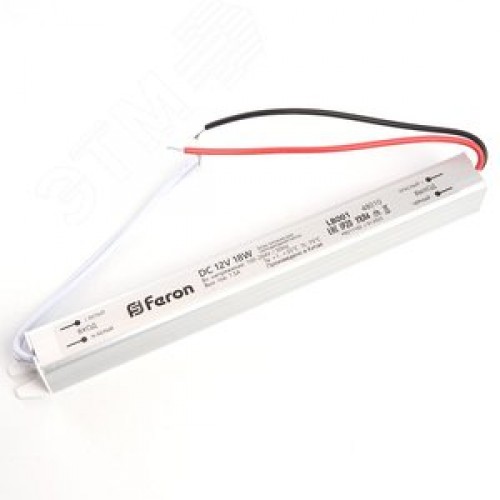 Драйвер светодиодный LED 18w 12v ультратонкий