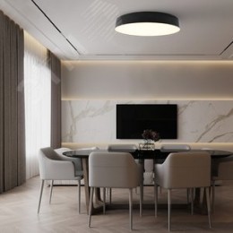 Светильник светодиодный ДБО-60w 3000-6500К max 3600Лм управляемый черный