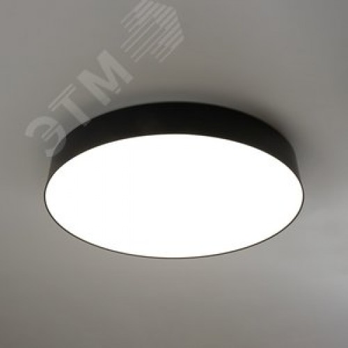 Светильник светодиодный ДБО-60w 3000-6500К max 3600Лм управляемый черный