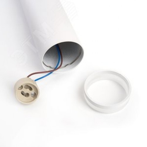 Светильник ДСО GU10 без лампы на подвесе белый