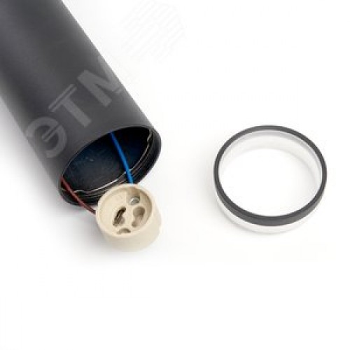 Светильник ДСО GU10 без лампы на подвесе черный