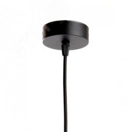 Светильник ДСО GU10 без лампы на подвесе черный