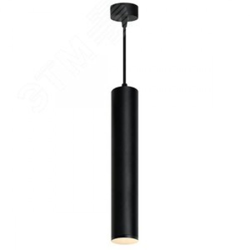 Светильник ДСО GU10 без лампы на подвесе черный