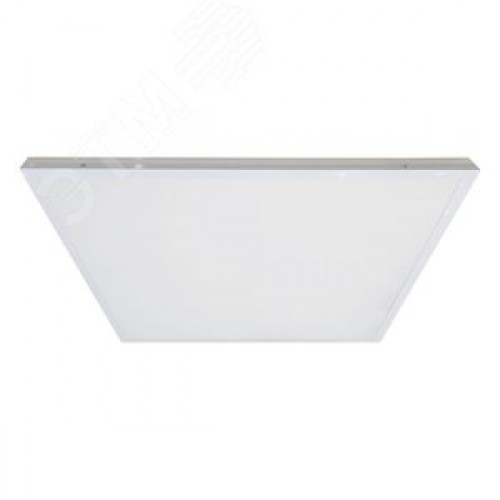 Светильник светодиодный ДВО-40w 595х595х28 4000К 3500Лм c блоком аварийного питания 1.5ч матовый с равномерной засветкой IP40