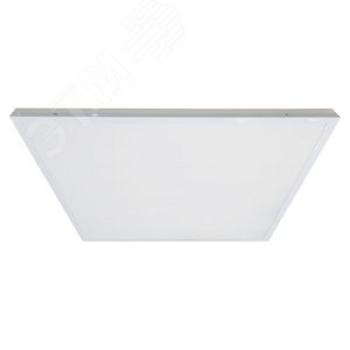 Светильник светодиодный ДВО-40w 595х595х28 6500К 3500Лм c блоком аварийного питания 1.5ч матовый с равномерной засветкой IP40