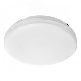 Светильник светодиодный ДБП-18w 6500К 1440 Лм с блоком аварийного питания 3ч IP65 круглый белый