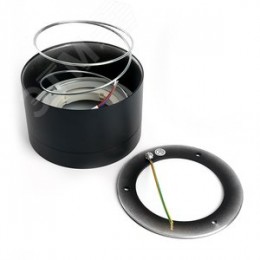 Светильник ДПО-25w GX70 без лампы черный