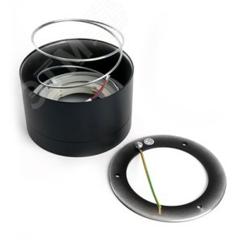 Светильник ДПО-25w GX70 без лампы черный