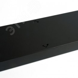 Светильник светодиодный ДПО-42вт 4000К 3360Лм линейный рассеиватель матовый в стальном корпусе черный .ONE