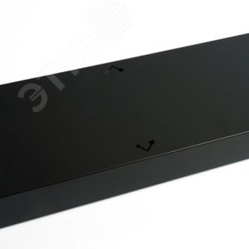 Светильник светодиодный ДПО-42вт 4000К 3360Лм линейный рассеиватель матовый в стальном корпусе черный .ONE