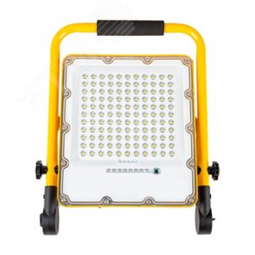 Прожектор светодиодный ДО-100w переносной аккумуляторный 6400K IP66 с зарядным устройством