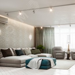 Светильник светодиодный трековый на шинопровод ДПО-18w 4000К 1440 Лм белый .ONE