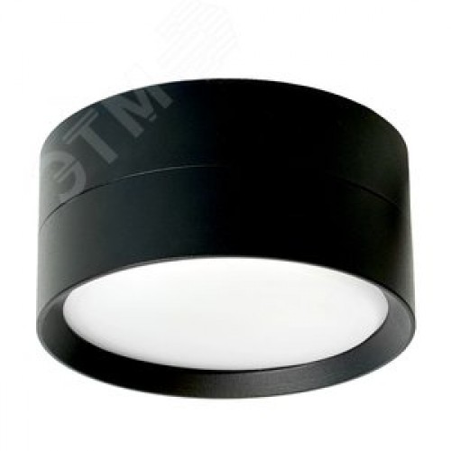 Светильник ДПО-12w GX53 без лампы черный