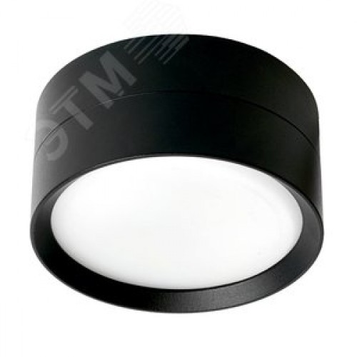 Светильник ДПО-12w GX53 без лампы черный