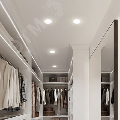 Светильник светодиодный ДВО-8w 4000K 720Лм slim белый .ONE