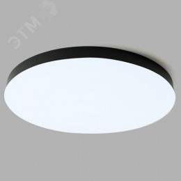 Светильник светодиодный ДБО-72w 3000/4000/6400К 5760Лм с переключением цветовой температуры черный .ONE