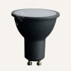 Лампа светодиодная LED 8вт 230в GU10 белый черный корпус .PRO