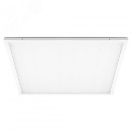 Панель светодиодная ДВО-36w 595х595х19 4000K 3100Лм призма с индексом цветопередачи >90Ra IP40 панель LED