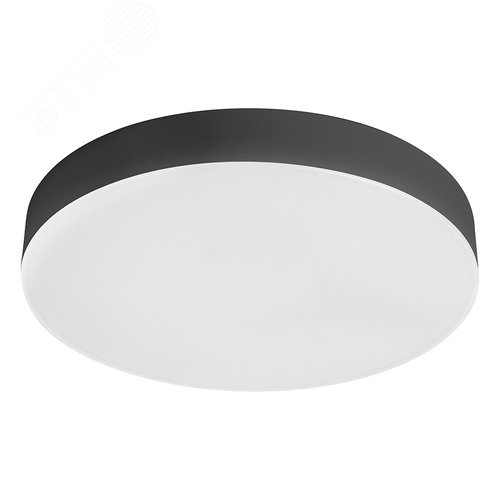 Светильник светодиодный ДПО-18w 4000K 1440Лм черный IP44