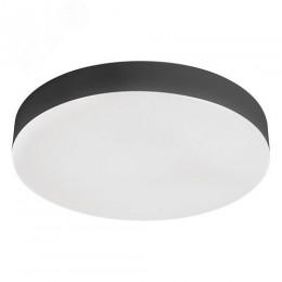 Светильник светодиодный ДПО-24w 4000K 1920Лм черный IP44