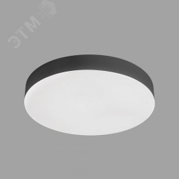 Светильник светодиодный ДПО-24w 4000K 1920Лм черный IP44