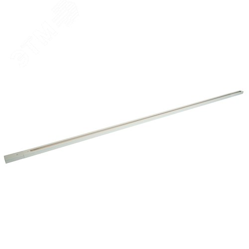 Шинопровод для трековых светильников 2м белый квадратный (в наборе токовод заглушка крепление)