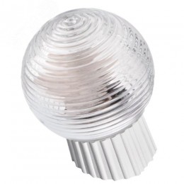 Светильник НББ-61-60-014 прозрачный стекло основание белый пластик