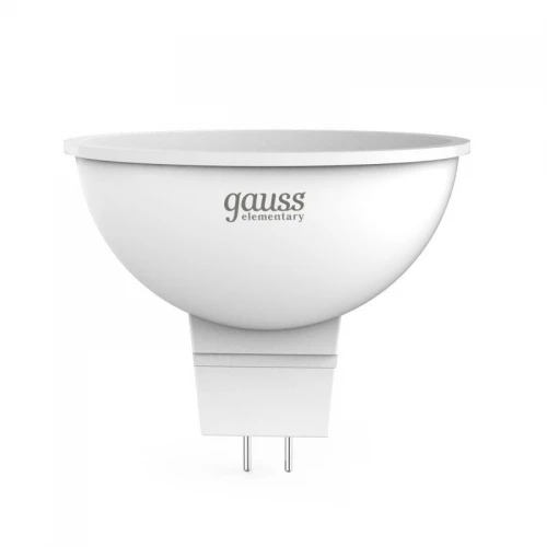 Лампа светодиодная Elementary 7Вт MR16 софит 4100К нейтр. бел. GU5.3 550лм GAUSS 13527