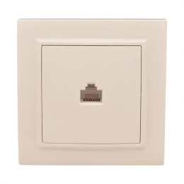 Розетка компьютерная 1-м СП Минск RJ45 беж. EKF ERK01-035-20