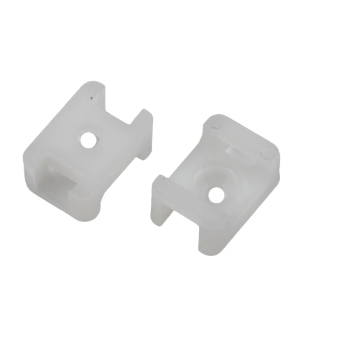 Площадка под хомуты 22х16мм с монтажным отверст. М4 NO-225-305 бел. (уп.50шт) Эра Б0066716