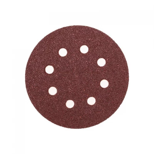 Диск абразивный перфорированный на ворсовой основе на липучке P40 125мм (уп.10шт) Kranz KR-91-1164