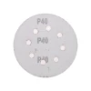 Диск абразивный перфорированный на ворсовой основе на липучке P40 125мм (уп.10шт) Kranz KR-91-1164