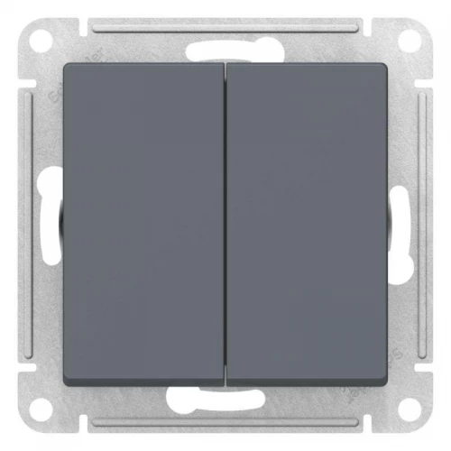 Переключатель перекрестный 2-кл. AtlasDesign 2хсх.7 10АХ механизм грифель SE ATN000773
