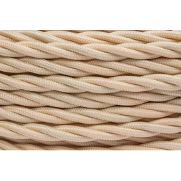 Провод ретро 3х2.5 матов. зол./песочн. (уп.150м) Bironi B1-435-719-150