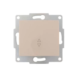 Механизм переключателя проходного 1-кл. 1п СП Karina 10А IP20 крем. LEZARD 707-0388-105