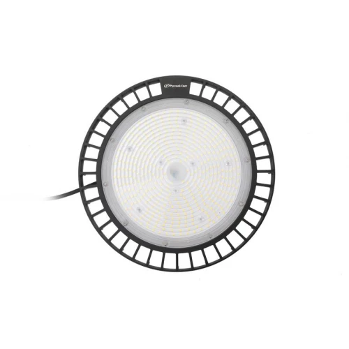 Светильник светодиодный ДСП IB 10 S 150W W 850 BK D298xH112мм 150Вт 5000К IP65 High Bay подвес черн. Русский Свет 16091023049
